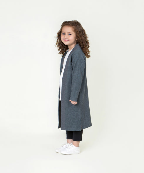 Girls' French Terry Cardigan